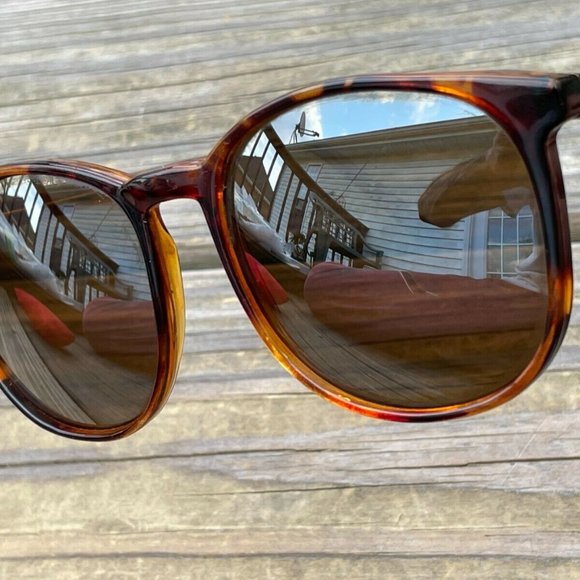 Accessories - Women Sunglasses Brown Tortoise Frame Mirror Lenses Ladies Eye Wear Shades